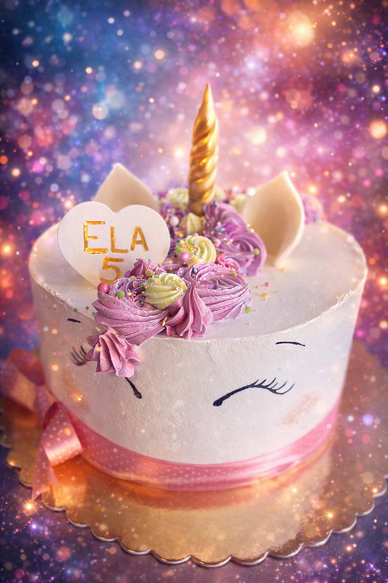 Ljubki samorog torta